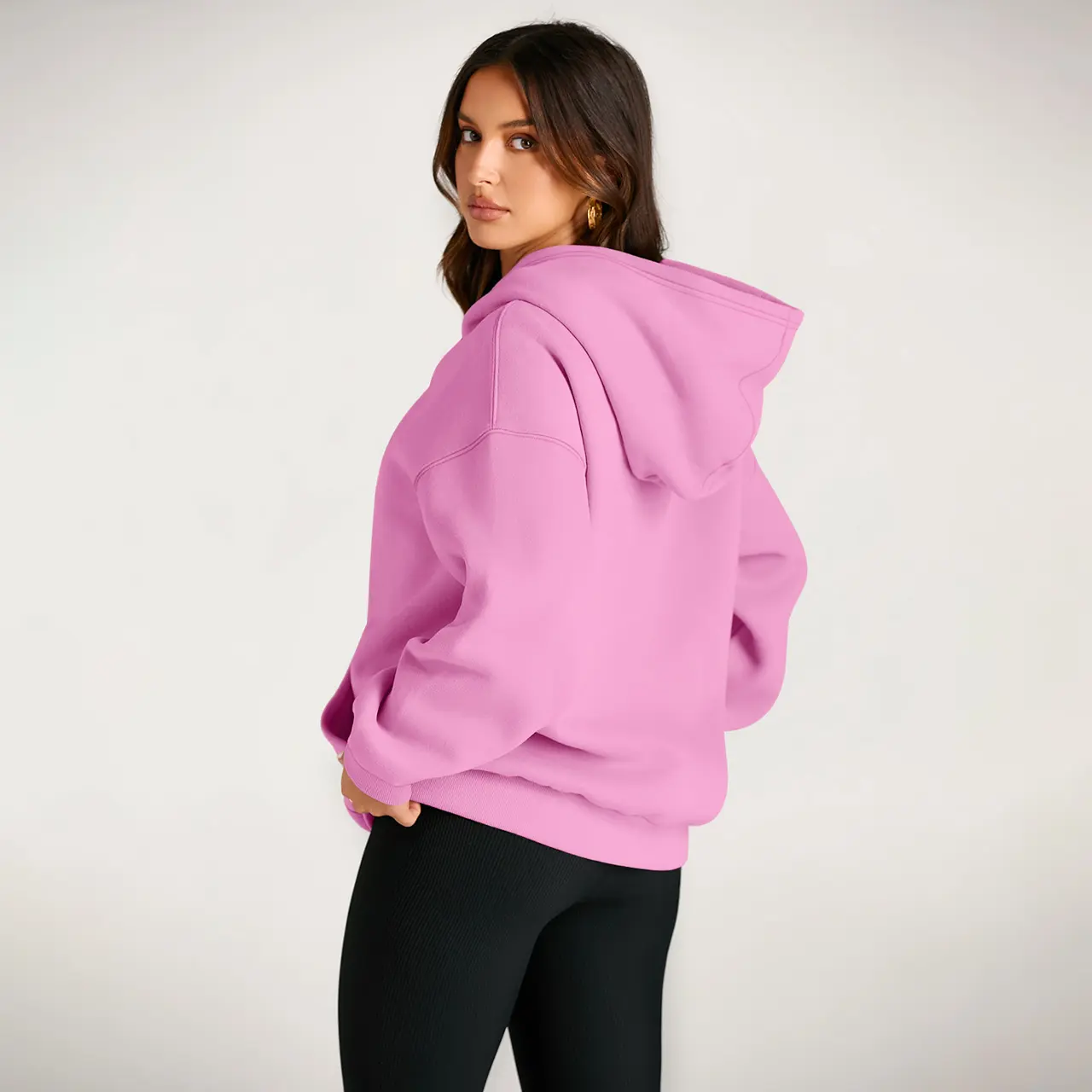 AUTOMET Oversized sweatshirts voor dames, fleece hoodies, shirts met lange mouwen, pullover herfstoutfits 2024 met zak, Coffeegrey, S AUTOMET Oversized sweatshirts voor dames, fleece hoodies, shirts met lange mouwen, pullover herfstoutfits 2024 met zak, Coffeegrey, S