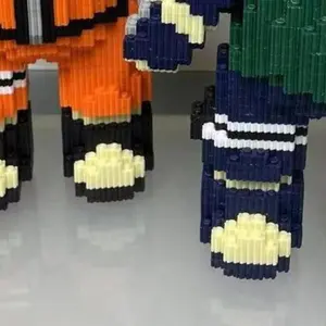 Nin-jaaaa Series-Multi color compressed link small building block series