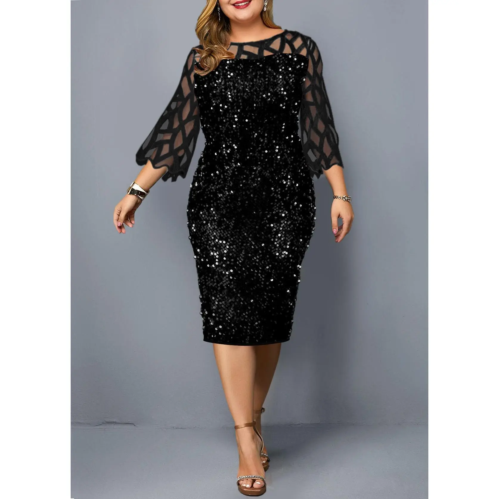 primark black sequin dress - TikTok Shop