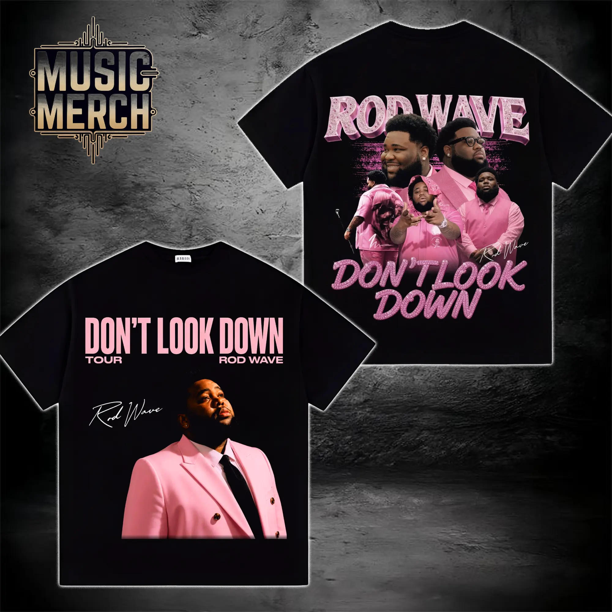 Rod Wave Don't Look Down Tour 2026 Shirt #30, Rod Wave Tour Dates T-Shirt, Double Sided Concert Graphic Tee, Rap Music Merch, Unisex Cotton Shirt, Gift for Fans