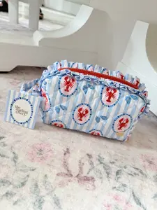 Essentials Quilted Cosmetic Pouch - Harbor House