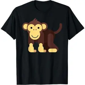 Cute Monkey T-Shirt Kids Adults Costume Gift