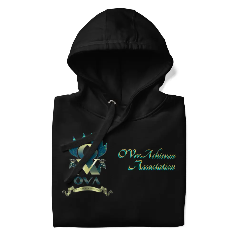 OVA unisex hoodie, peacock edition