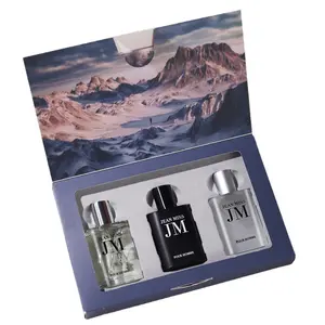 Blue men's perfume set durable eau de toilette
