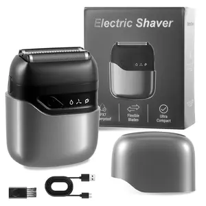 Foil Shavers for Men, Mini Razor, Compact Face Shaver, IPX7 Waterproof  Wet and Dry Shaving Fathers Day Gift Convenient Electric Shaver