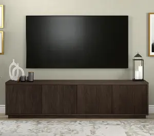 Hudson&Canal Hanson Rectangular TV Stand for TV's up to 85"