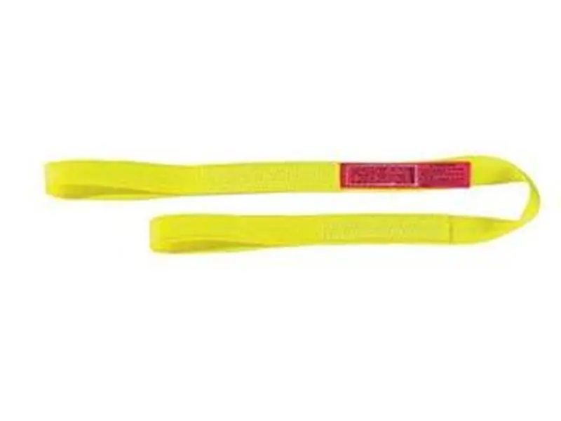 Reliable 2 in x 4 ft 2-Ply Webbing Sling with Eye Loop, Flat Base for Lifting Tasks, Ideal for Home Repair and No-Fuss Repair and Maintenance