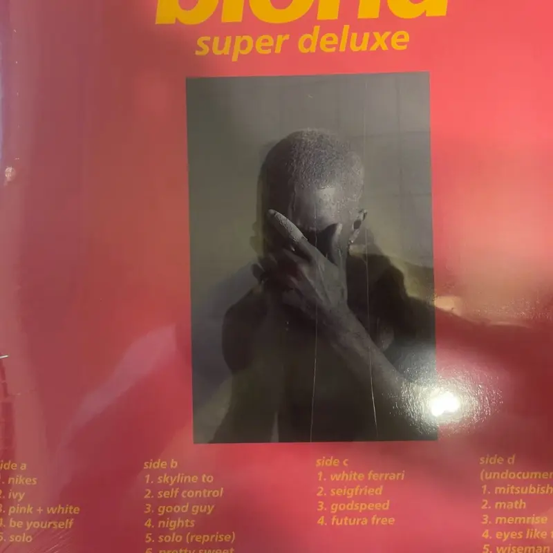 FRANK OCEAN BLOND SUPER DELUXE EDITION 2-LP COLORED VINYL SEALED FRANK OCEAN BLOND SUPER DELUXE EDITION 2-LP COLORED VINYL SEALED