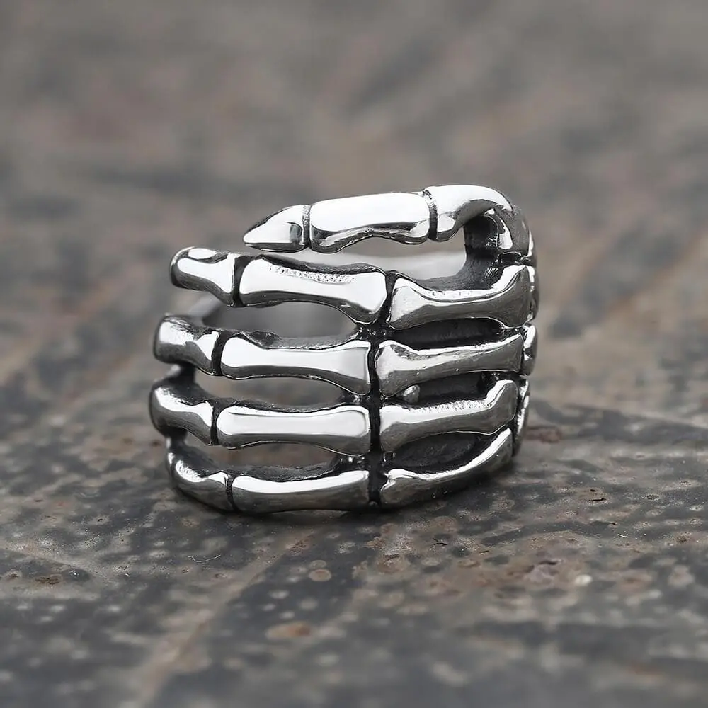 GTHIC Ghost Claw Stainless Steel Ring for Men Women Birthday Mother's Day Gift Size 7-13 Durability