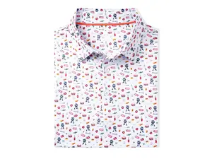 DTWOOO Brand - BARBECUE - Men's Print Performance Polo