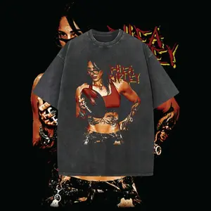 COMBATWEAR Rhea Ripley Heavy Cotton WWE T-shirt For Wrestling Fan Apparel Rhea Ripley Fans Tee Wrestling Fan Gift