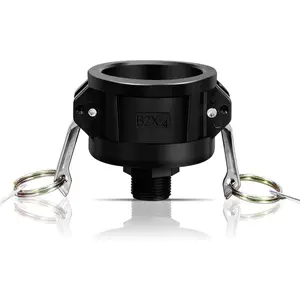 275 330 Gallon IBC Tote Fittings, Adapter,  Drain Adapter for Garden Hose 2 Inch Camlock Fittings to 3/4 Inch Male Thread