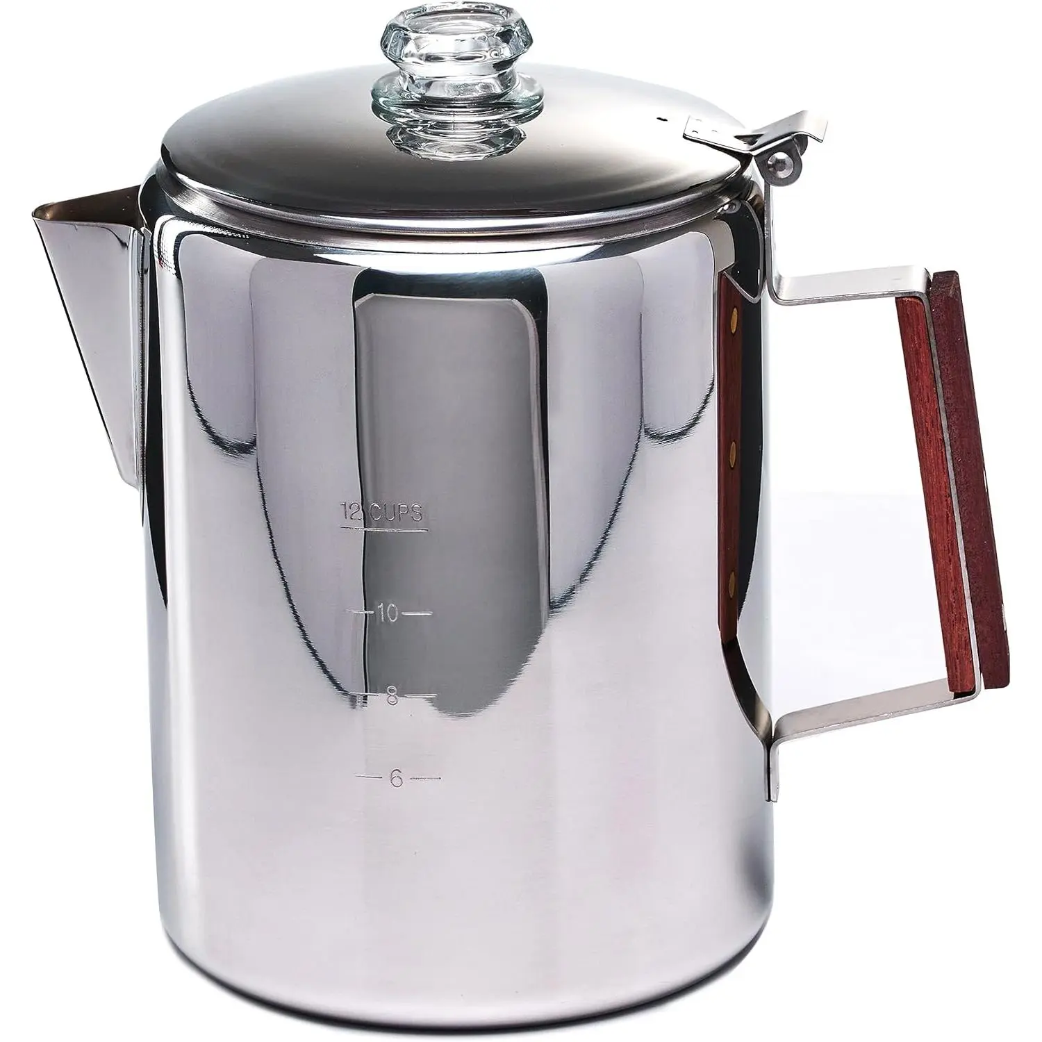 Camping-Fire Coffee Percolator Stovetop Pot- Stainless Steel Stove top  Coffee Pot, Unleash Flavor in the Outdoors (12 Cups) - TikTok Shop