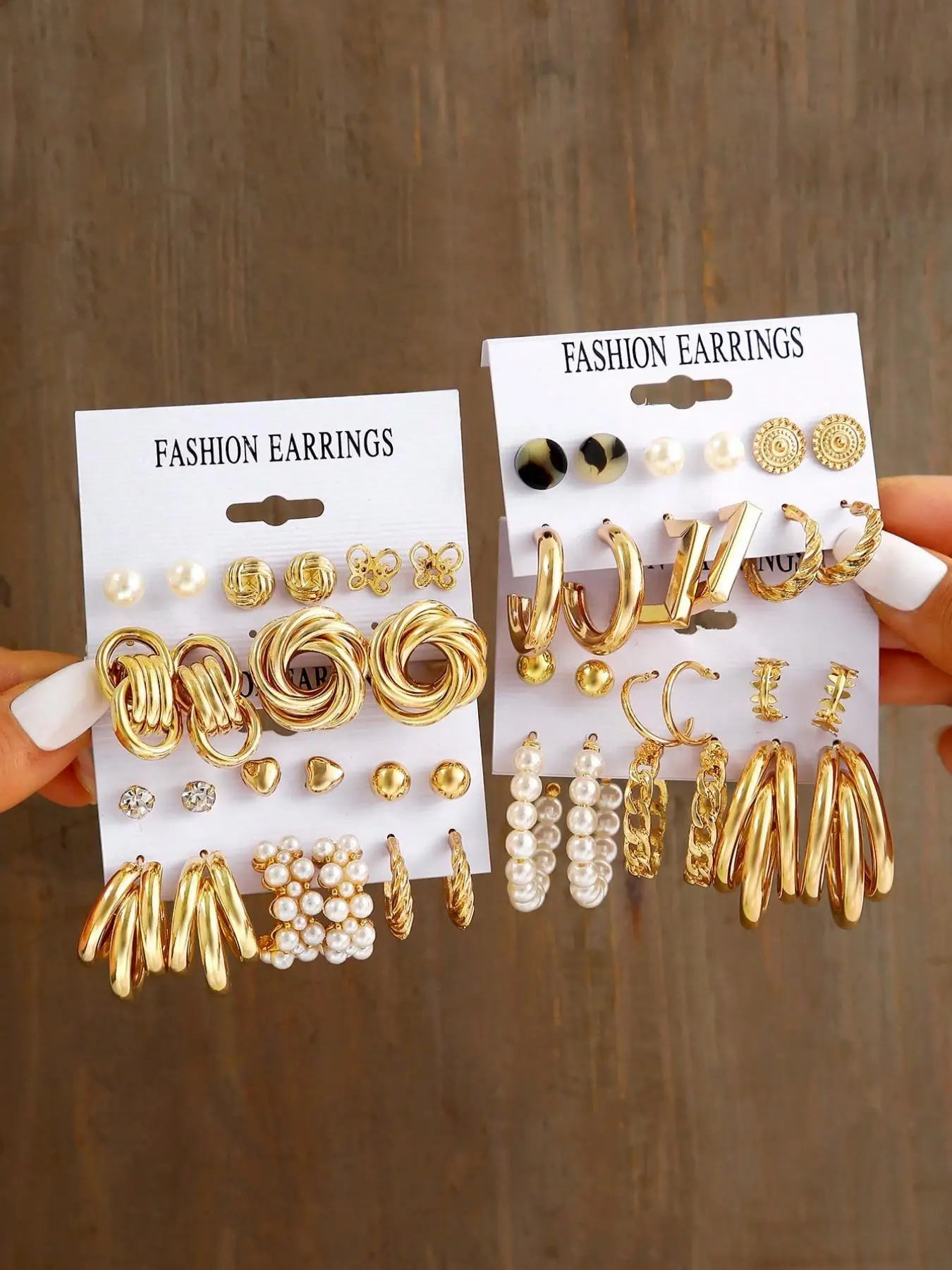 Faux Pearl & Rhinestone Decorated Heart & Butterfly Design Stud Earrings As Gift, 2024 New Dainty Jewelry for Daily Clothing Decor, Party