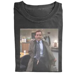 Vintage Funny Michael Scott Moment Graphic Tee, The Office Sitcom Movie Shirt, Michael Scott Shirt Gift for Men, Gift for Women, Crew Neck Tee, Trending T-shirt
