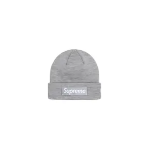 New Era® Box Logo Beanie "FW24 Heather Grey" SU935