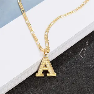 Initial necklace 26 letters Figaro necklace Fashion couple necklace Unisex gift for lovers