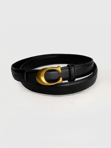 2026 New Must-Have Belt, Luxury C Letter Buckle, Fashionable Style, Versatile for Jeans, Women's High-End Belt