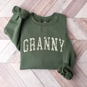 Floral Granny Sweatshirt, Floral Granny Crewneck Promoted To Grandma Sweater, Gift For Her, Granny Crewneck