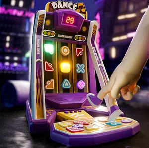 Finger Dance Machine Toys Mini Arcade Machine Button Game Shape Challenge Memory Game Quick Push Game