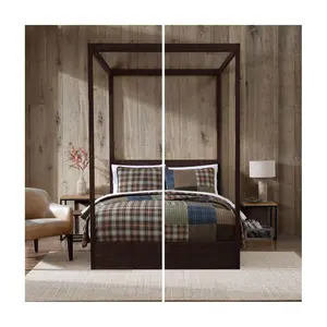 Eddie Bauer Classic Patchwork Brown Twin QuiltSham Set