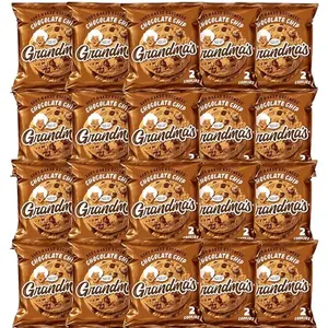 Grandma's Cookie - Pack of 20- (40 Cookies) Chocolate Chip, Peanut Butter - Soft Baked Treats for All Ages - Snack Biscuit Cooky
