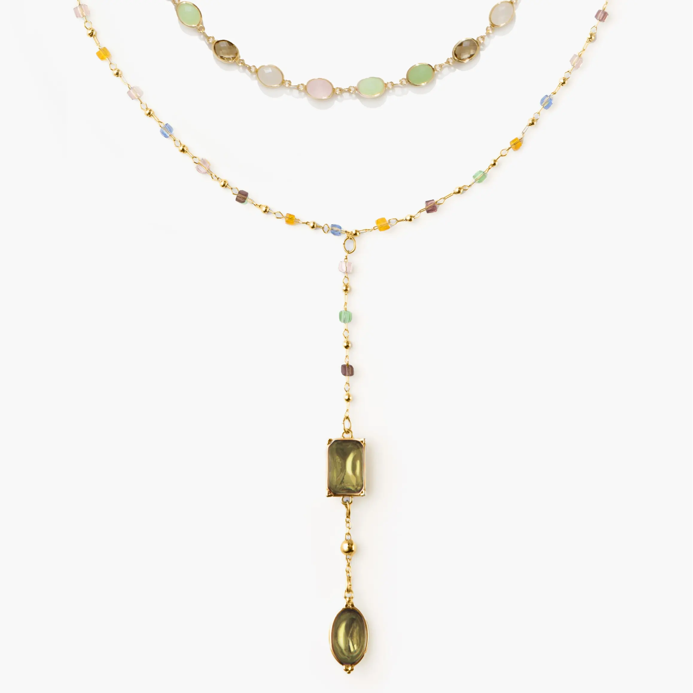 The Celestial Romance Necklace Set - Gold
