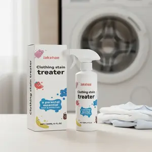 Stain Treater Spray - 4oz Stain Remover - Newborn & Baby Essentials - No Dry Cleaning Food, Grease, Coffee Off Laundry, Underwear, Fabric