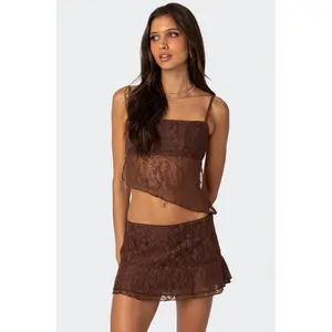 Lyra Open Back Lace Tank Top Lyra Open Back Lace Tank Top