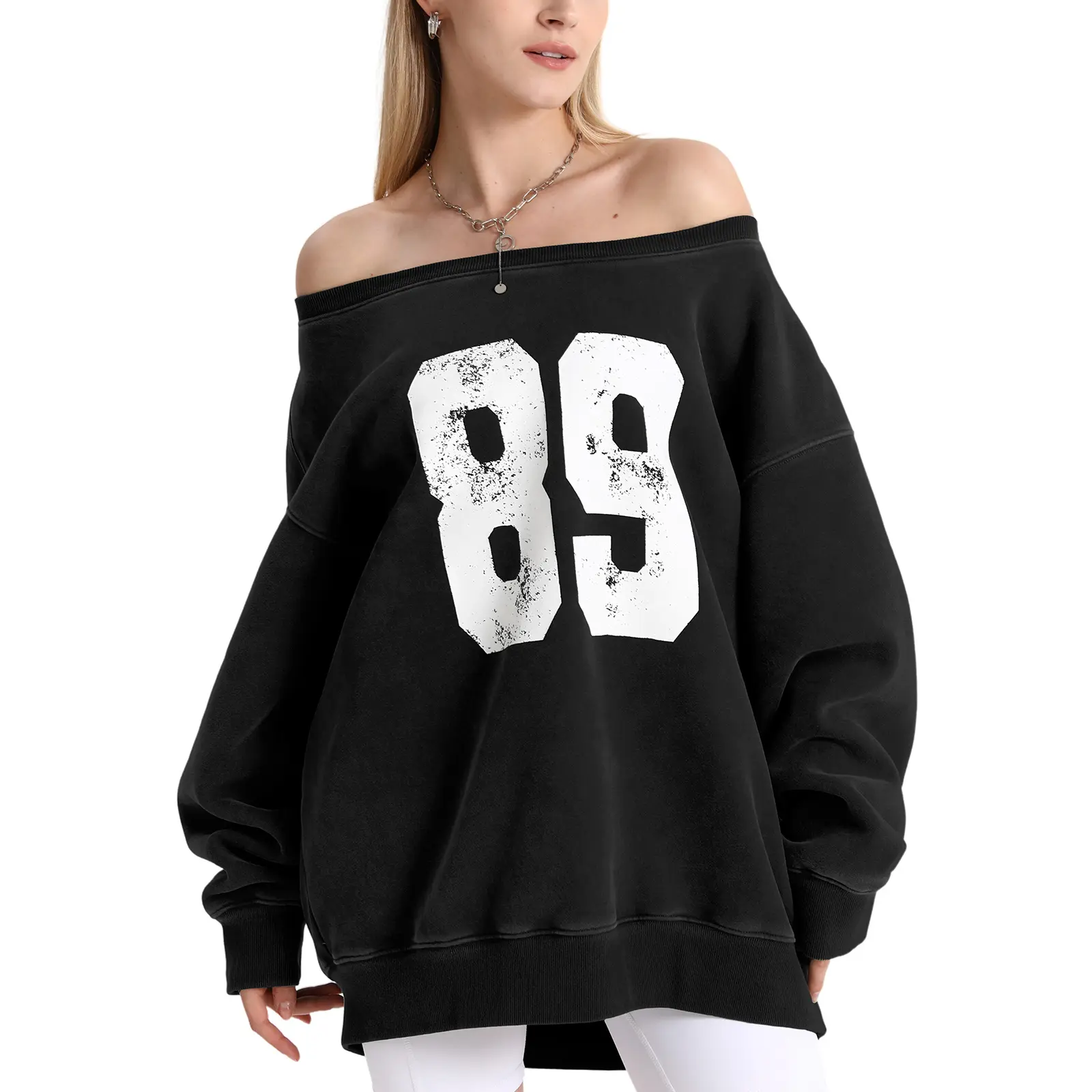 Hatant women hoodies    Breathable and Comfortable Casual Street Fashion Pullover for Women with SoftSweatshirt for All-Day WearStylish  Batwing Sleeves and Big Round Neck