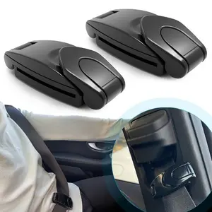 Durable PP Car Seatbelt Adjuster, Anti-Stretch Neck Shoulder Clip, Smooth Texture, Comfortable Driving, Automotive Accessories