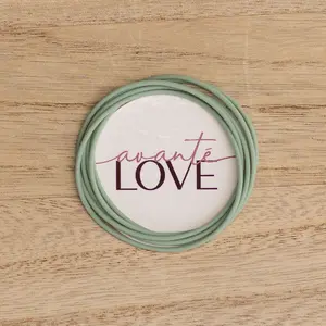 Sage: Silicone Jelly Bracelets-Stack of 6