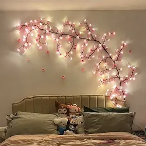 144LED 230cm Tree Branch Design Light USB Powered Decorative Night Lamp for Home Party Wedding Festival Halloween with Remote Control