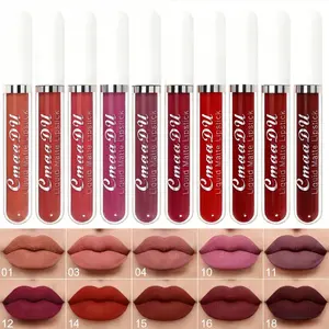 10-Piece Matte Lipstick Set: Waterproof, Long-Lasting & Non-Sticky Lip Glaze for Beginners