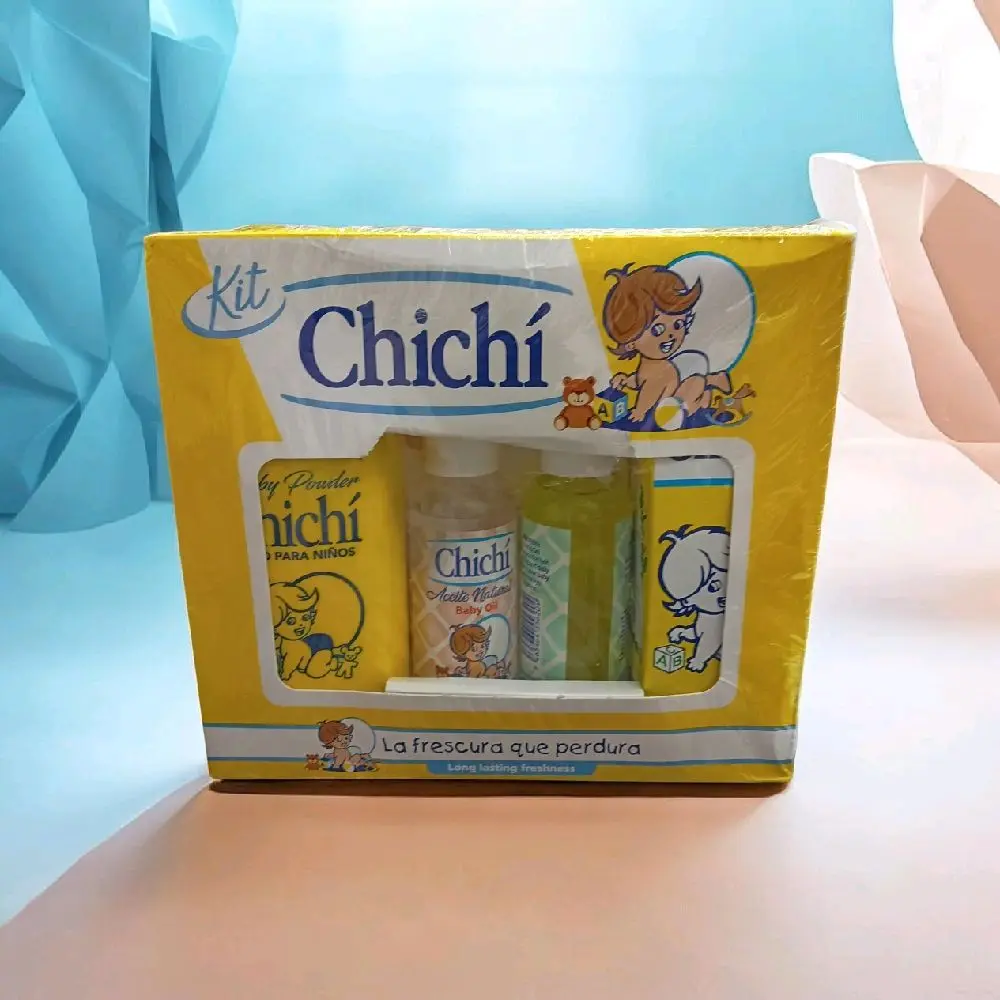 Chichi Kids' Skin Repair Care & Haircare Set - Hydrating Cleanser Shampoo, Nourishing Oil, Absorbent Talc, Refreshing Colonia