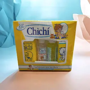 Chichi Kids' Skin Repair Care & Haircare Set - Hydrating Cleanser Shampoo, Nourishing Oil, Absorbent Talc, Refreshing Colonia