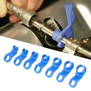 7pcs AC Fuel Line Disconnect Tool Set Transmission Oil Cooler Line Quick Disconnect Tool Fuel Line Removal Tools for Car Auto Vehicles Mechanic Tools