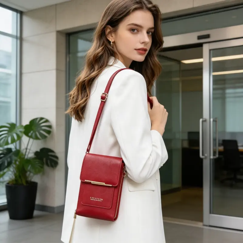 Small Phone Crossbody Bag for Women, Multi Slot Shoulder Purse, Mini Cell Phone Bag with Pockets