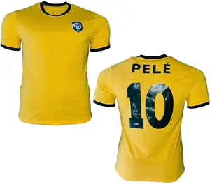 Pelé  Autographed Signed Soccer Jersey Beckett