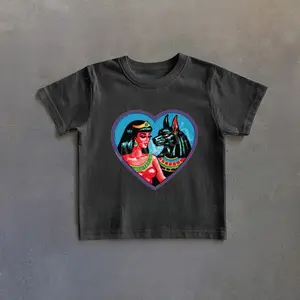 Cleopatra Graphic Baby Tee, Vintage Egyptian Tshirt, 90s Style Baby Tee, Trendy Toddler Shirt