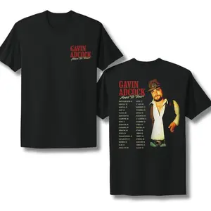 Gavin Adcock Need To Tour 2025 T-Shirt – Concert Tee Featuring Tour Dates & Western Graphic Design, Perfect for Country Music Fans, 2 Sides.