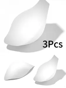 White 3Pcs Men Sports Protective Cup, Athletic Groin Protection for Sports