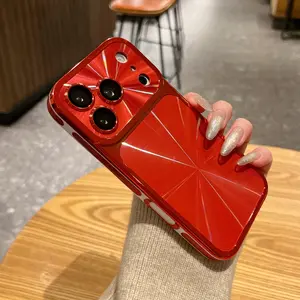 Matte CD pattern full lens protection magnetic phone case for iPhone17ProMax 16proMax Magnetic phone case shockproof and drop-proof MagSafe compatible suitable for men and women