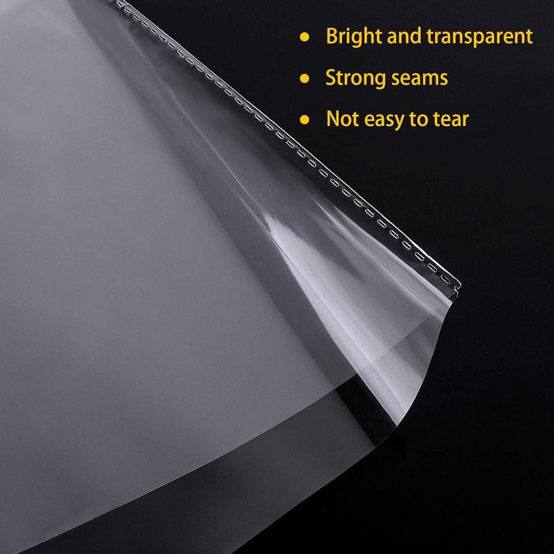 12 Packs Large Cellophane Bags, 24"x30" Clear Basket Bags for Baskets Cellophane Wrap for  2 Mil Thick