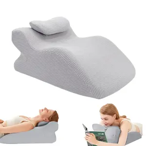 Ergonomic Memory Foam Prone Pillow - Back & Belly Support for Office Nap, Pain Relief, cushion support, prone pillow, back support pillow