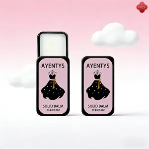 Women's Solid Perfume/glossy Flower Fruit Fragrance Series Portable Long-Lasting Travel Size 15g, Composable & Non-Toxic Design