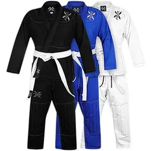 FightX BJJ Gi Training Suit for Men & Women Lightweight Brazilian Jiu Jitsu Uniform with Belt Included