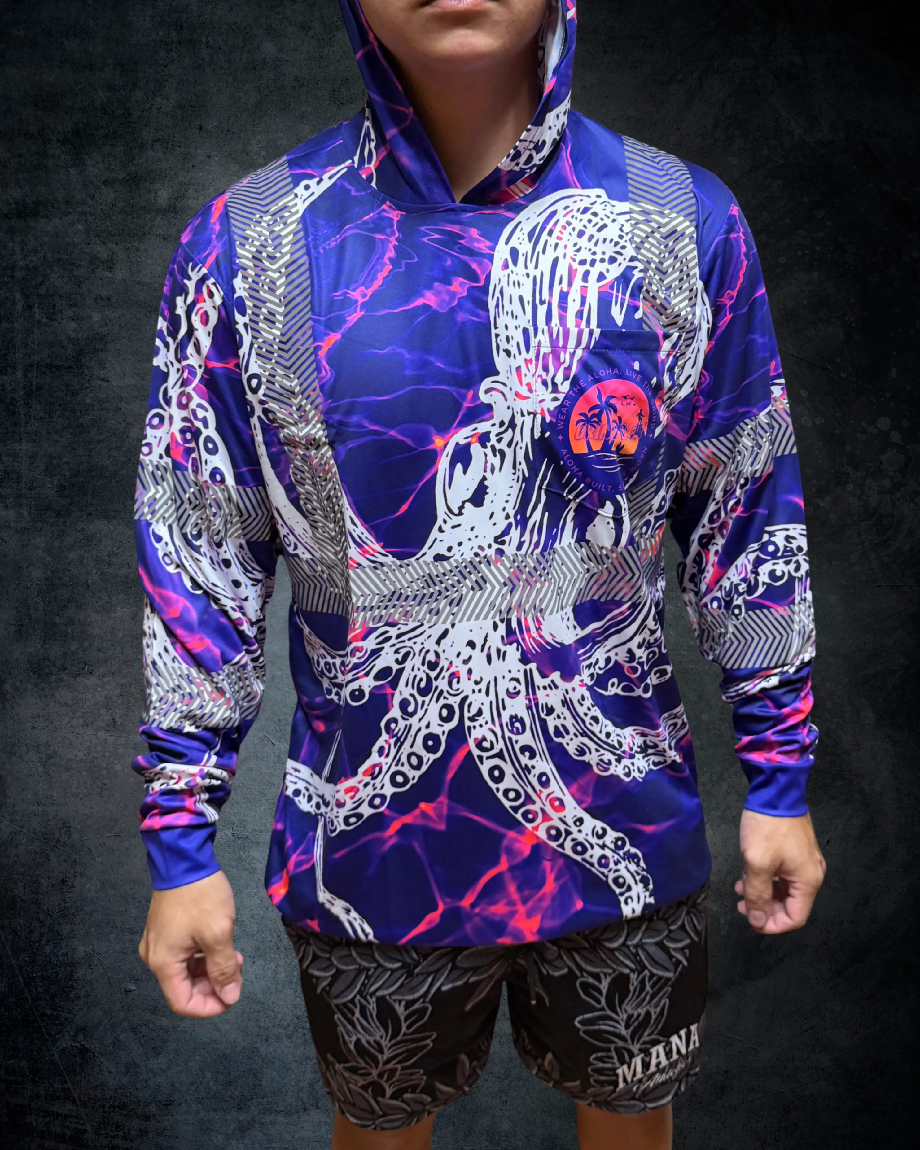 Purple Haze Tako Reflective Hoodie