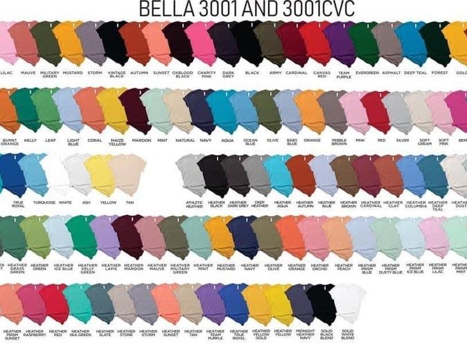 Bella Canvas 3001 CVC Plain T-Shirt Unisex Womens T-shirts,Blank Bella Canvas 3001CVC Unisex T-Shirt