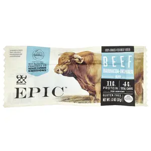 Epic Bar Beef Bar, Barbacoa-Inspired, 1.3 oz (37 g)